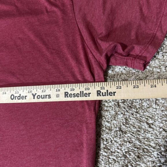 Batman Shirt Mens Large Maroon Here To Party DC Comics Tee Junk Food Made USA - Picture 6 of 7